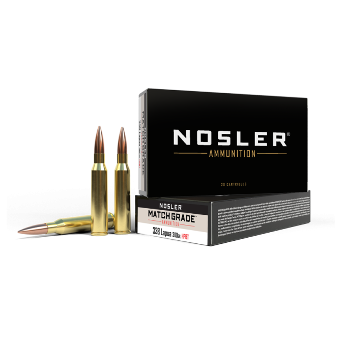 Amunicja Nosler .338LM 300gr/19,44g CC HPBT