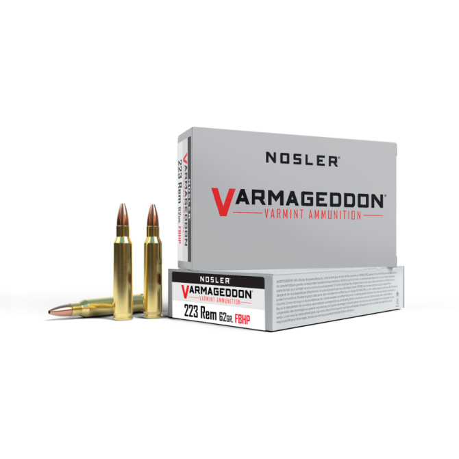 Amunicja Nosler .223REM 62gr/4,0g VMG FBHP