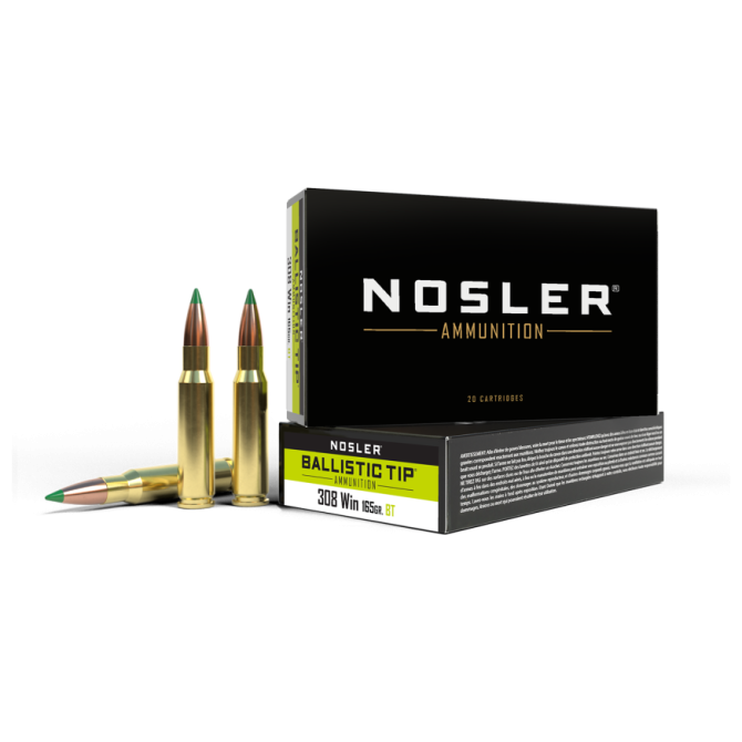 Amunicja Nosler .308WIN 165gr/10,7g BT Hunting