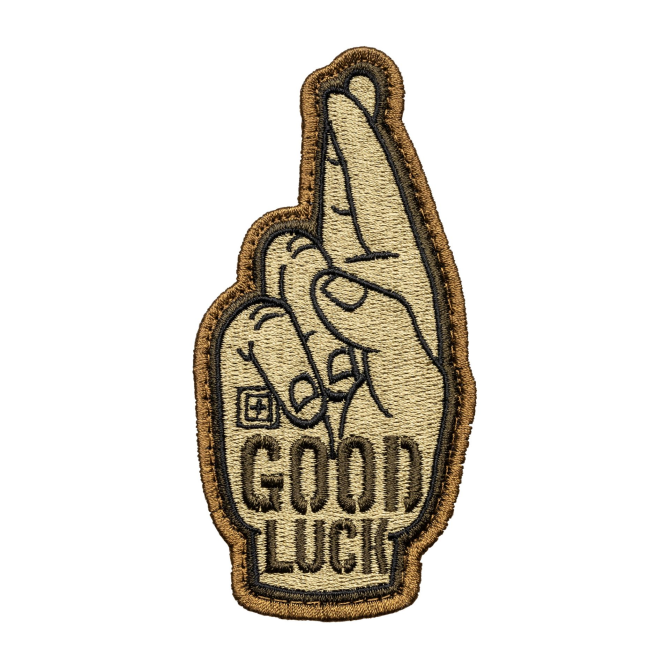 Naszywka 5.11 Good Luck 2.0 Patch - Brown (82093-108)