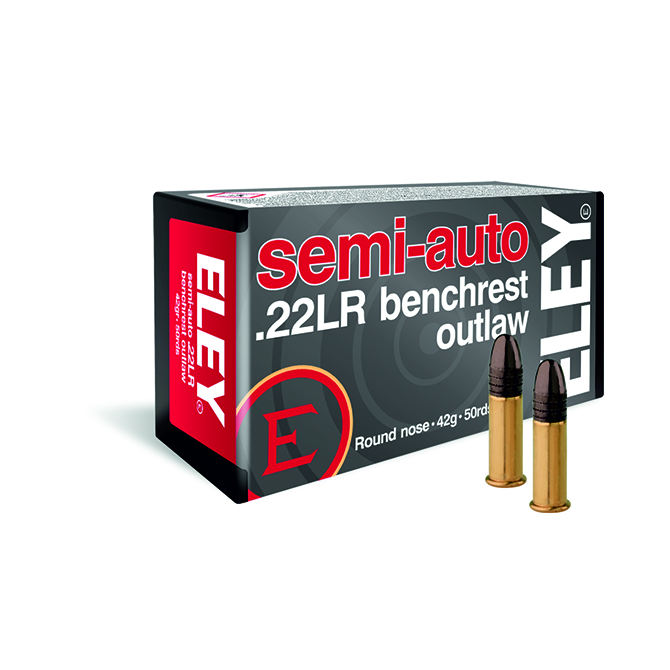 Amunicja Eley 22LR 42gr/2,7g Semi-Auto Benchrest Outlaw