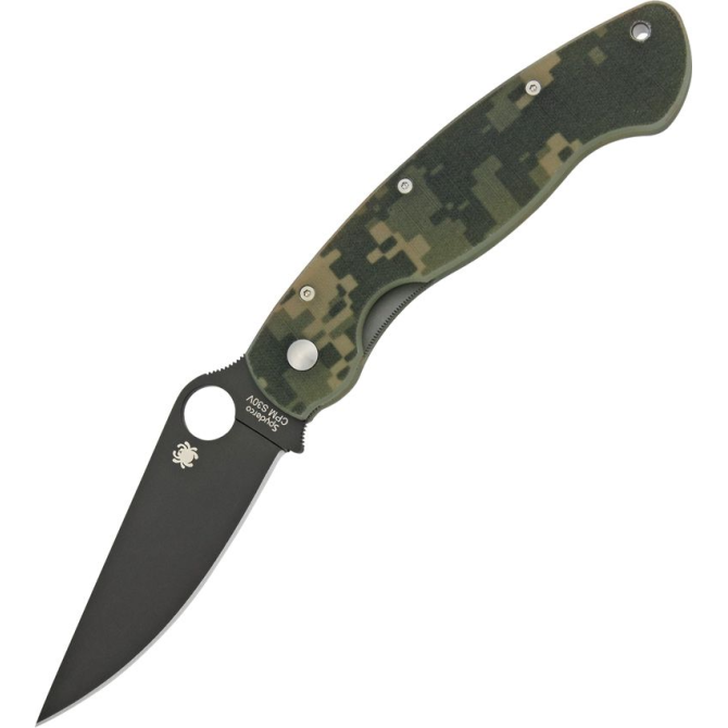 Nóż Spyderco Military Black Blade - Digital Camo (C36GPCMOBK)