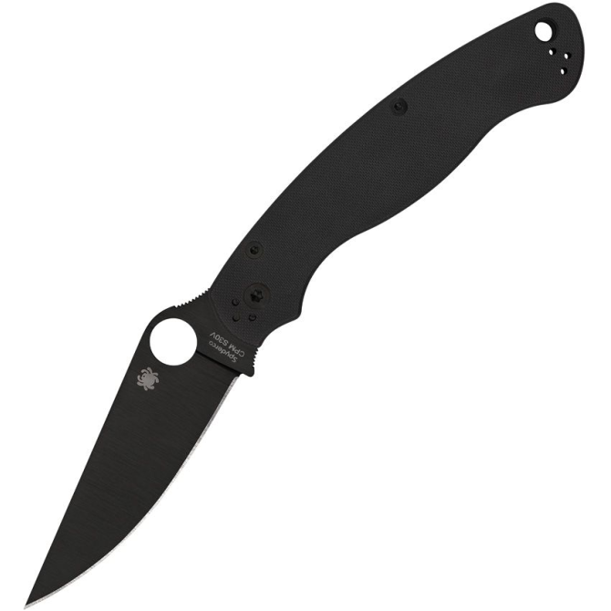 Nóż Spyderco Military 2 Black Blade - Black (C36GPBK2)