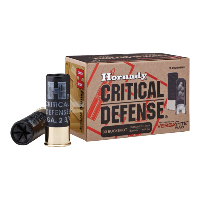 Amunicja Hornady 12 GA Buckshot Critical Defense®