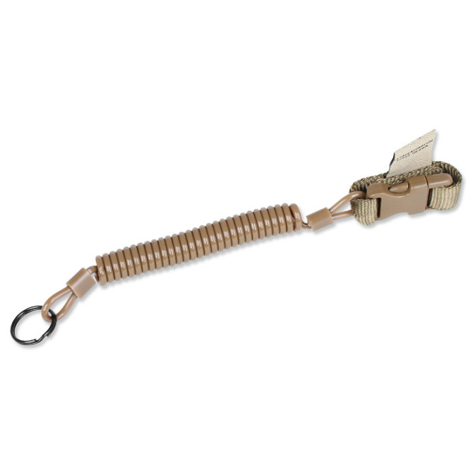 Smycz Cetacea Tactical QR-Molle™ Mini Coil Tether - Coyote Brown