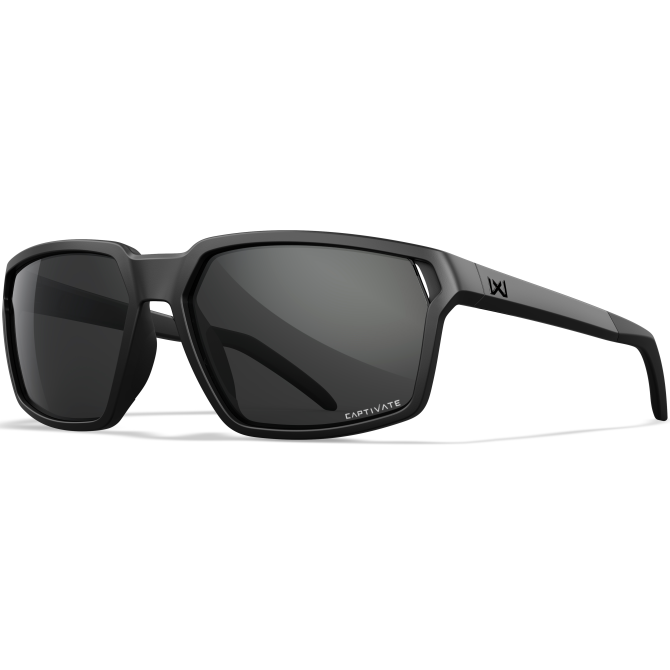 Okulary Wiley X Sierra - Black Matte Frame - Captivate Grey (AC6SRA01)