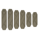 Nakładki Direct Action Plate Carrier Comfort Pad Set - Ranger Green