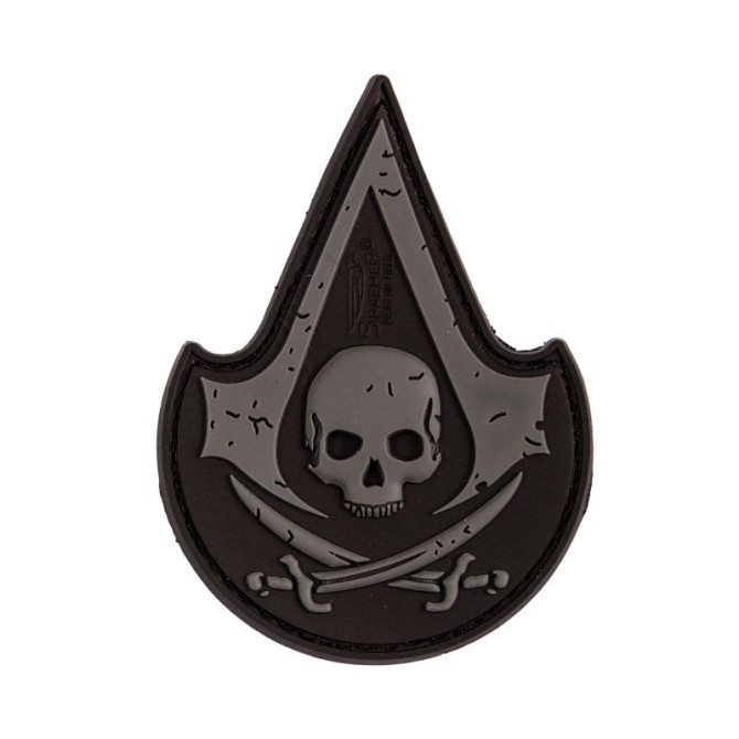 Naszywka JTG 3D Rubber Patch - Assasin Skull