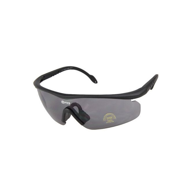 Okulary Balistyczne DAA Optics Model Alpha - Zestaw Matt Black