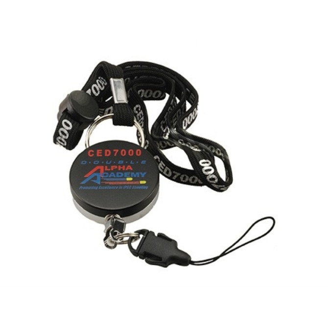 Smycz Z Retraktorem CED Retractable Neck Lanyard Set