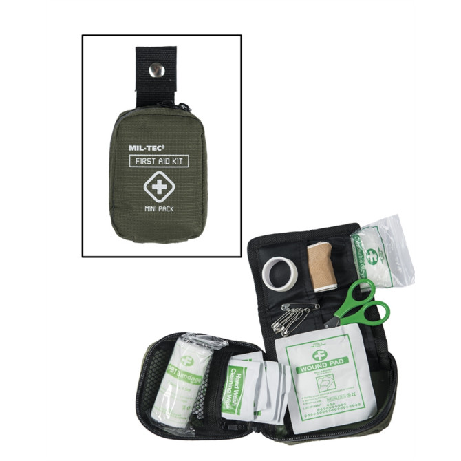 Apteczka Mil-Tec First Aid Mini Pack - Oliwkowa