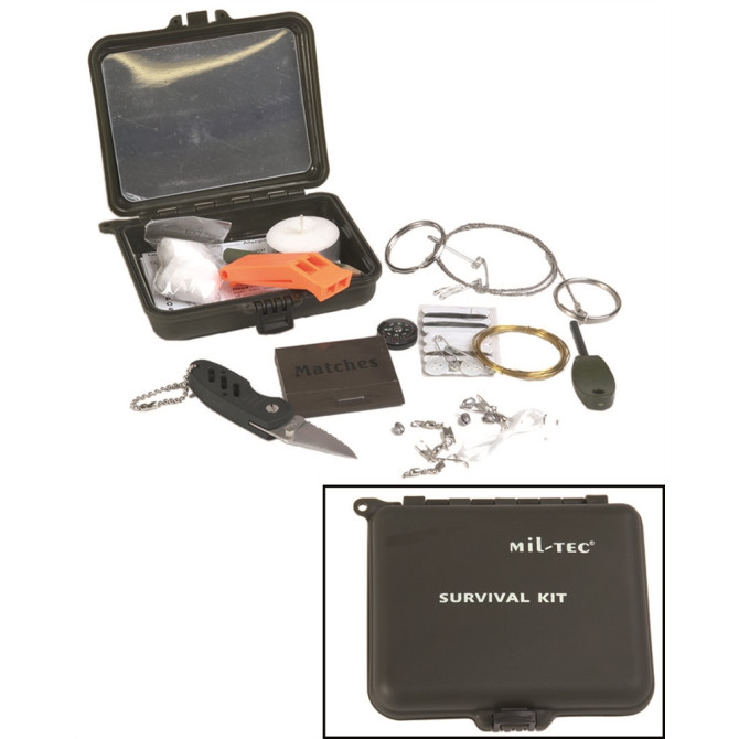 Zestaw Survivalowy Mil-Tec Survival Kit Box (16027200)