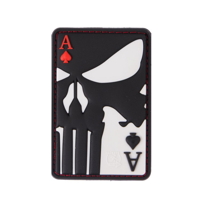 Naszywka JTG 3D Rubber Patch - Punisher Ace Of Spades