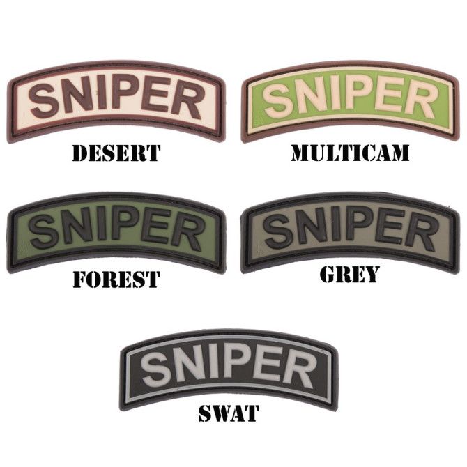 Naszywka JTG 3D Rubber Patch - Sniper Tab