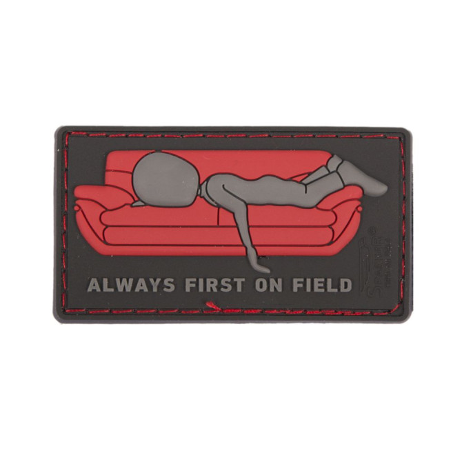 Naszywka JTG 3D Rubber Patch - Always First On Couch