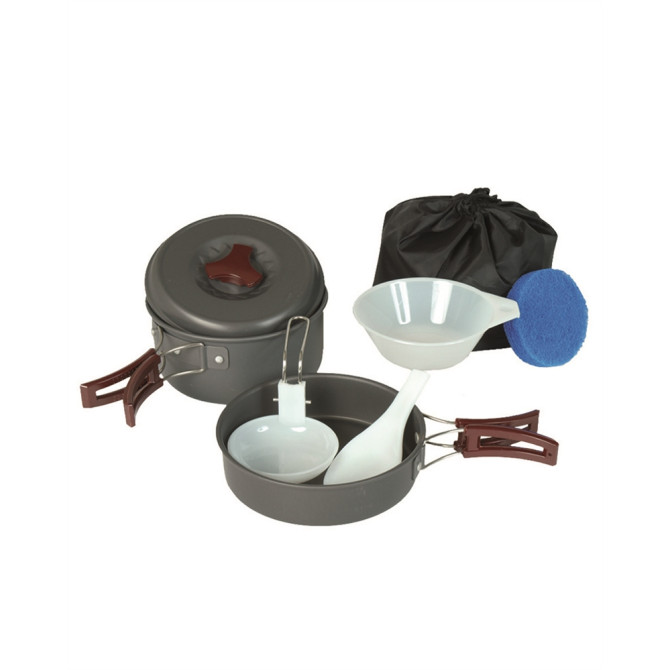 Zestaw Naczyń Mil-Tec Anodized Aluminium 1 Person Cook Set (14650000)