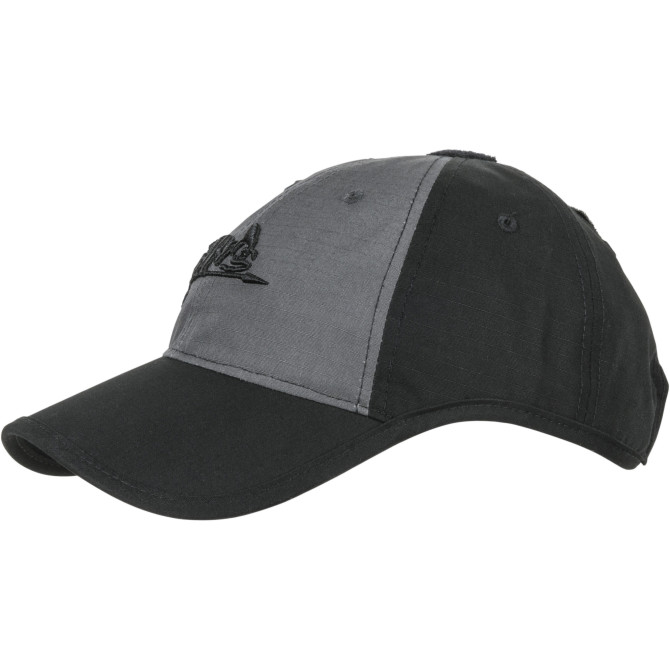 Czapka Bejsbolówka Helikon Logo Cap - Czarna / Shadow Grey