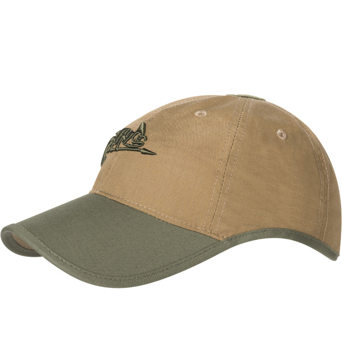 Czapka Bejsbolówka Helikon Logo Cap - Coyote / Olive Green