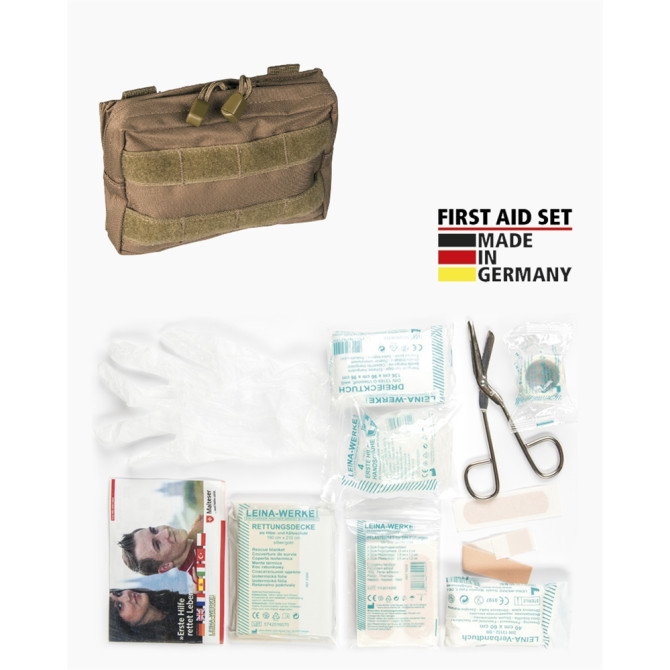 Apteczka Mil-Tec Leina 25-piece First Aid Set - Coyote