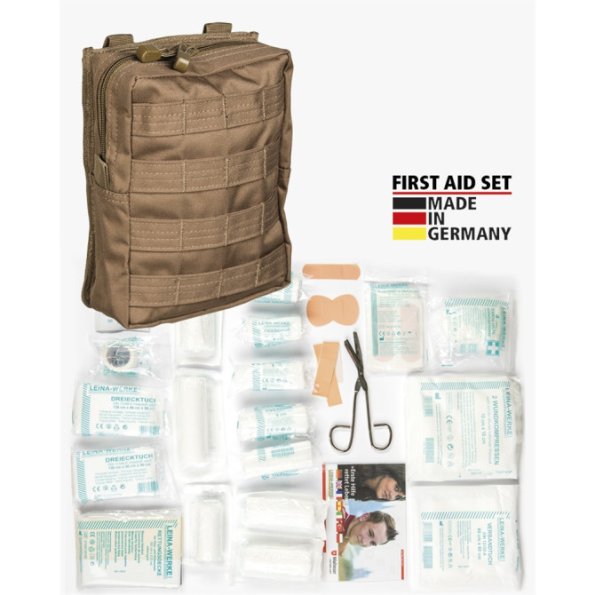 Apteczka Mil-Tec Leina 43-piece First Aid Set - Coyote