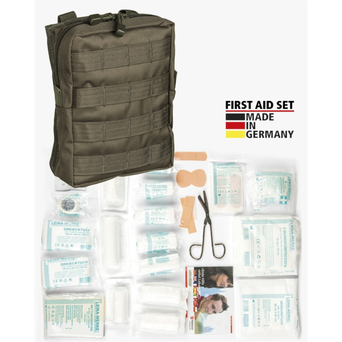 Apteczka Mil-Tec Leina 43-piece First Aid Set - Oliwkowa