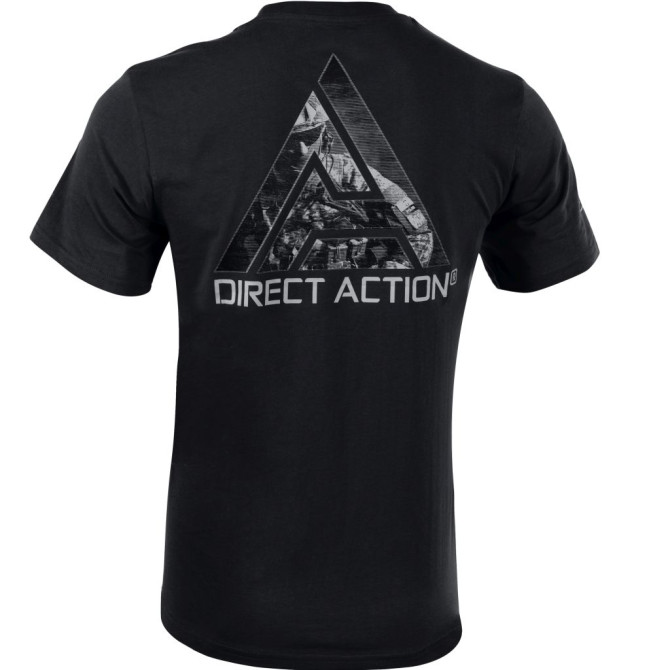 Koszulka Direct Action Go Loud Logo T-Shirt v.2 - Czarna