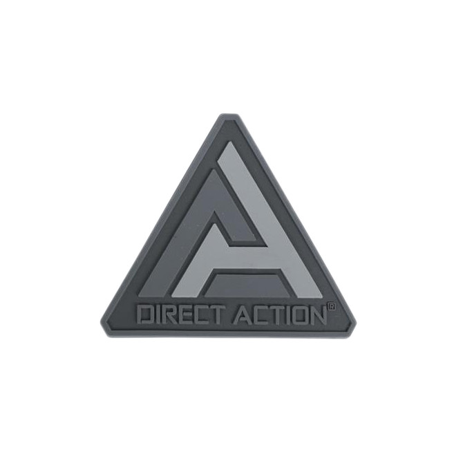 Naszywka Direct Action Logo PVC Patch - Czarny