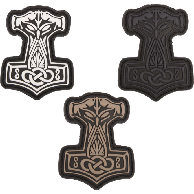 Naszywka JTG 3D Rubber Patch - Thors Hammer Mjölnir