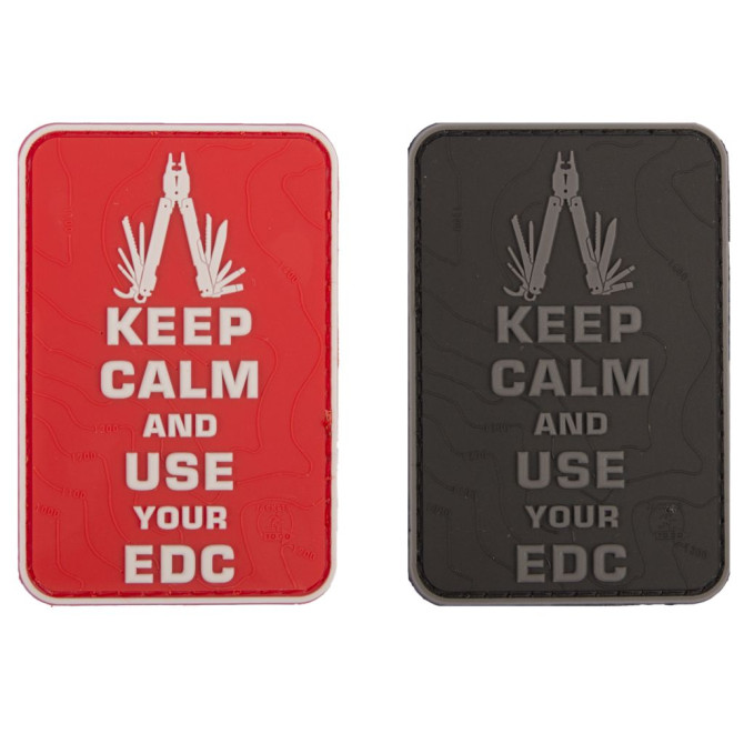 Naszywka JTG 3D Rubber Patch - Keep Calm EDC