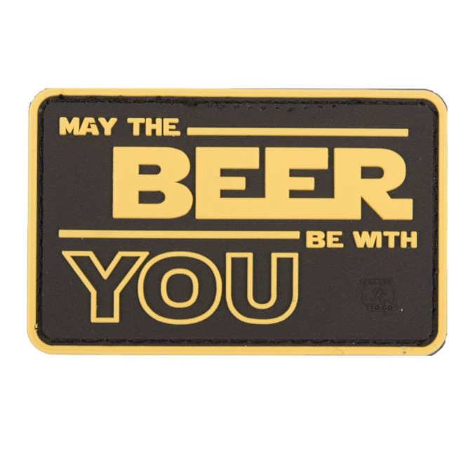 Naszywka JTG 3D Rubber Patch - The Beer Be With You