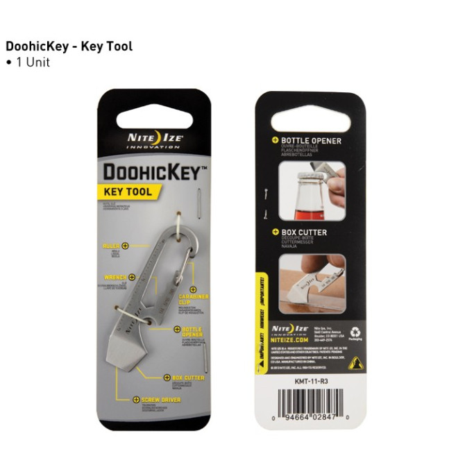 Karabińczyk Nite Ize - DoohicKey&#8482; - Brelok / Micro-tool - KTM-11-R3