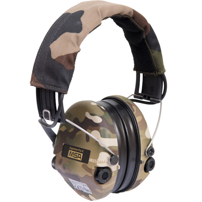 Ochronniki Słuchu MSA Sordin Supreme Pro-X Camo LED - Multicam