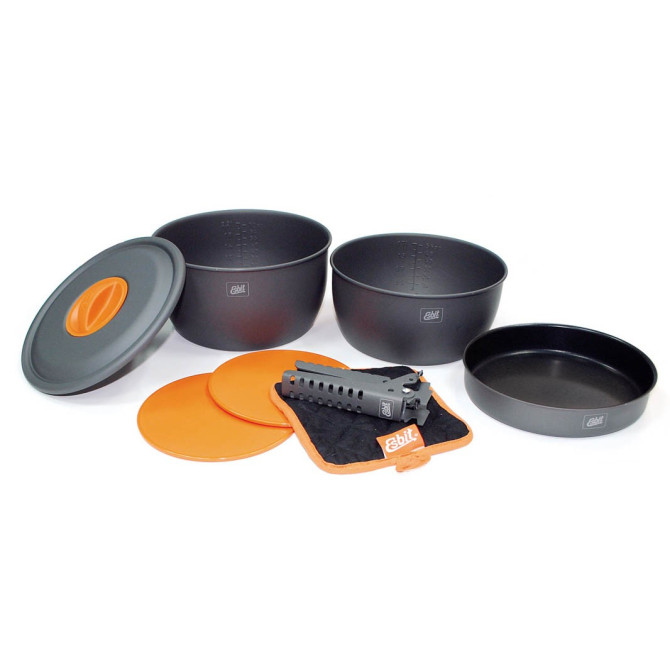 Esbit Zestaw Naczyń Turystycznych Aluminium Cookware 3 Standard (CW2500HA)