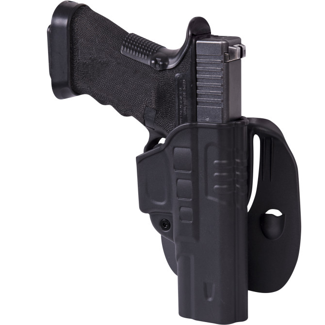 Kabura Helikon Fast Draw Holster do Glock 17 - Paddle - Czarna