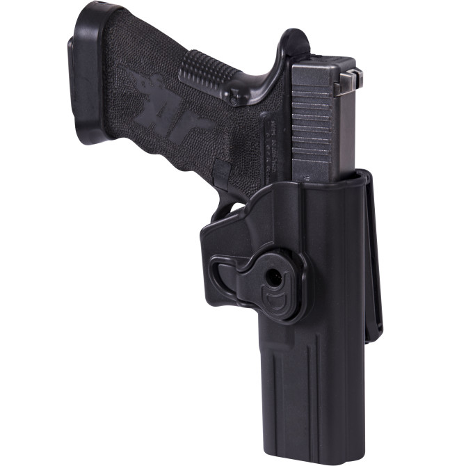 Kabura Helikon Release Button Holster do Glock 17 - Belt Clip - Czarna