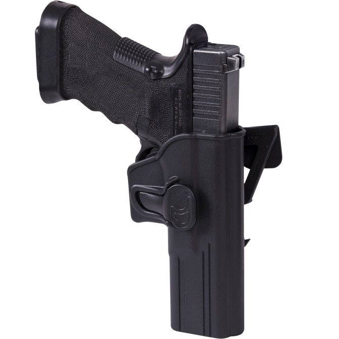 Kabura Helikon Release Button Holster do Glock 17 - Molle Attachment - Czarna