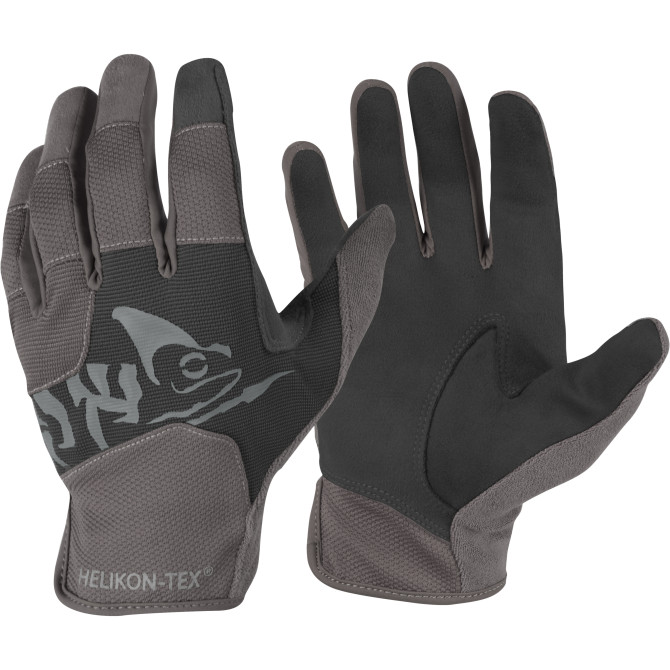 Rękawiczki Helikon All Round Fit Tactical Light - Czarne / Shadow Grey