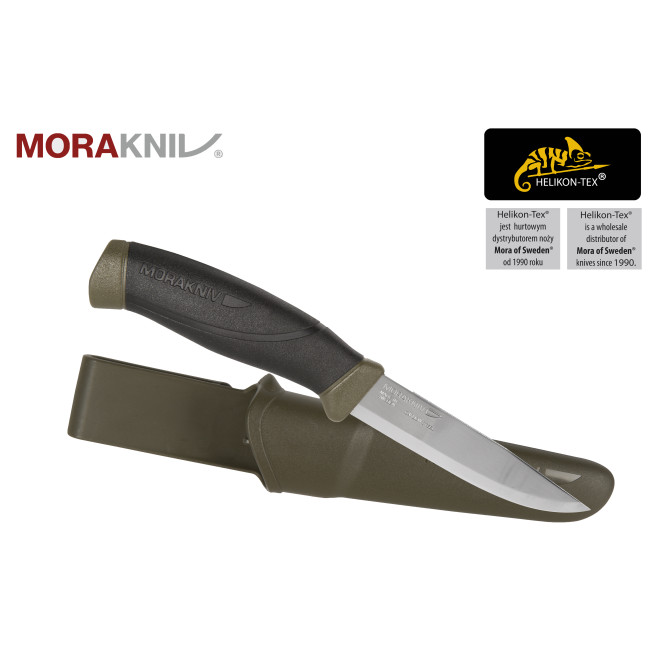 Nóż Mora of Sweden Companion MG Carbon Steel - Oliwkowy (ID 11863)