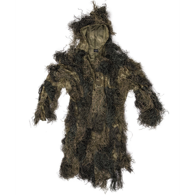 Kurtka maskująca Mil-Tec Anti Fire Ghillie Parka - Woodland