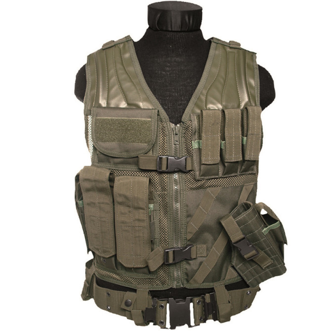 Kamizelka Taktyczna Mil-Tec USMC Combat Vest - Oliwkowa (10720001)