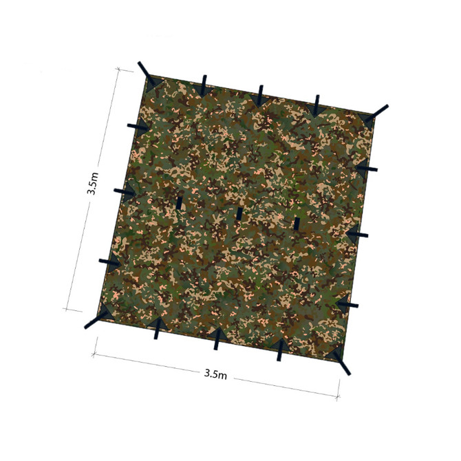 Płachta Biwakowa DD Hammocks Tarp 3.5x3.5 - DD Multicam