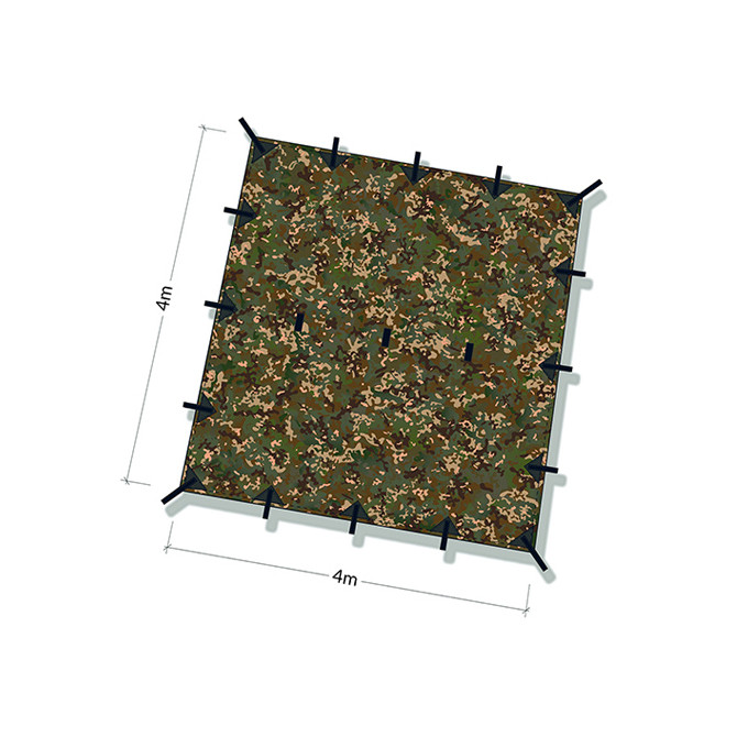 Płachta Biwakowa DD Hammocks Tarp 4x4 - DD Multicam