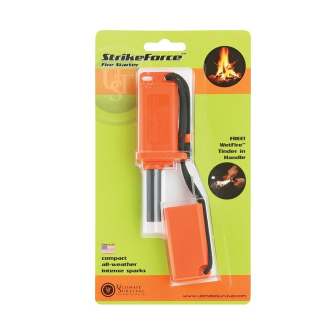 Krzesiwo Ultimate Survival StrikeForce&#8482; Firestarter - Pomarańczowe