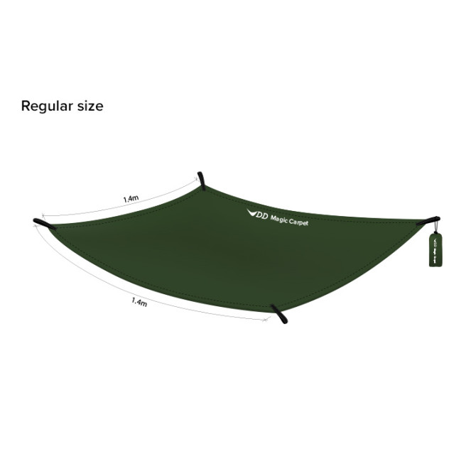 Płachta Biwakowa DD Hammocks Magic Carpet 1.4x1.4 - Olive Green