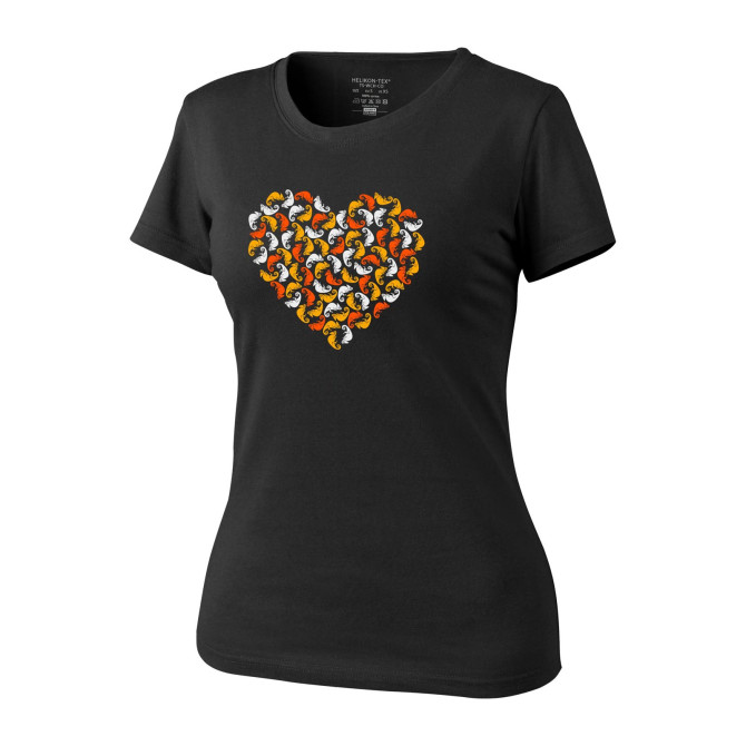 Koszulka Damska Helikon Chameleon Heart T-Shirt - Czarna