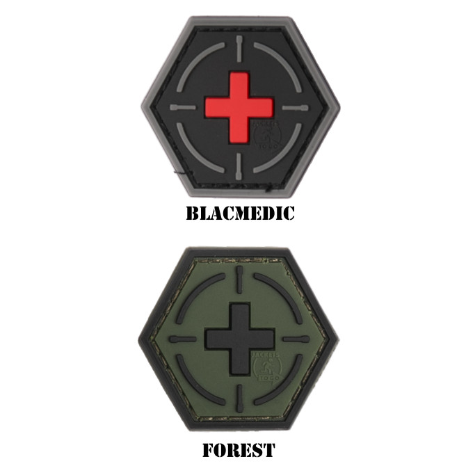 Naszywka JTG 3D Rubber Patch - Tactical Medic Hexagon Patch