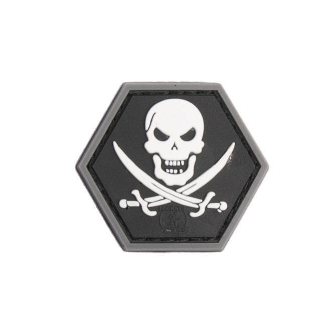 Naszywka JTG 3D Rubber Patch - NoFear Pirate Hexagon Patch