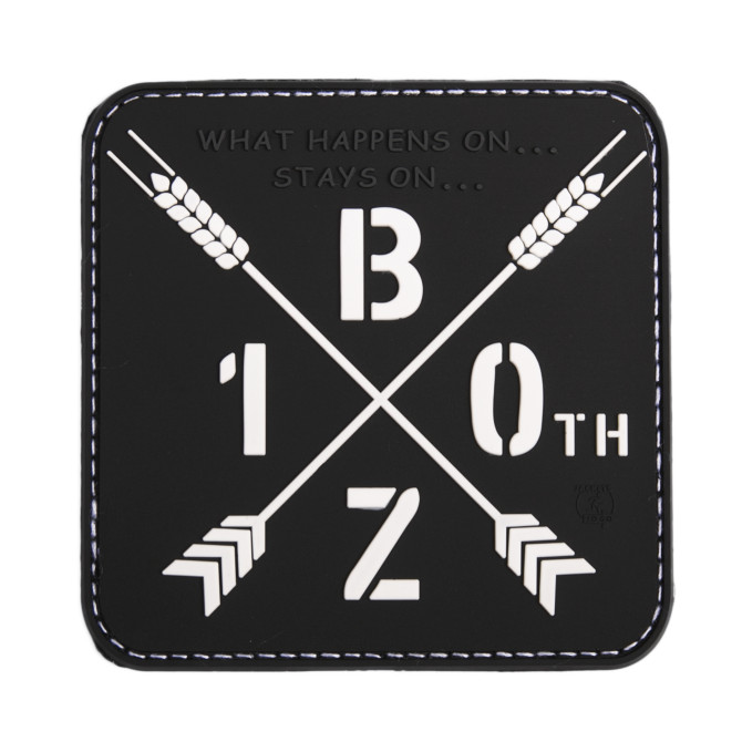 Naszywka JTG 3D Rubber Patch - Beerzone 10th Anniversary Patch