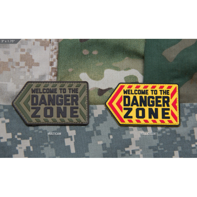 Naszywka Mil-Spec Monkey - Danger Zone PVC