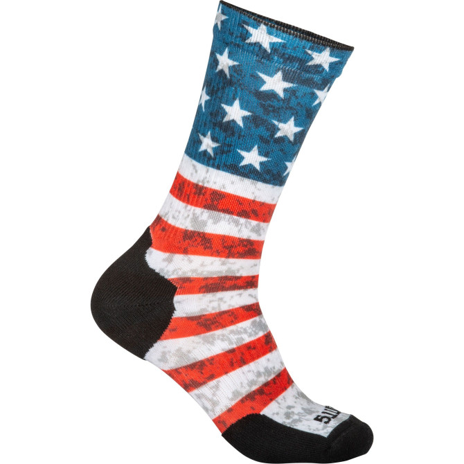 Skarpety 5.11 Sock & Awe Crew American Flag (10041AB-460)